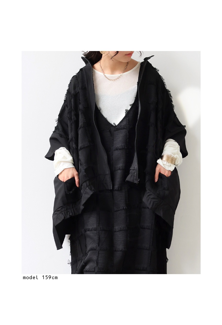 フリンジジャガードトップス トップス レディース 羽織り 送料無料