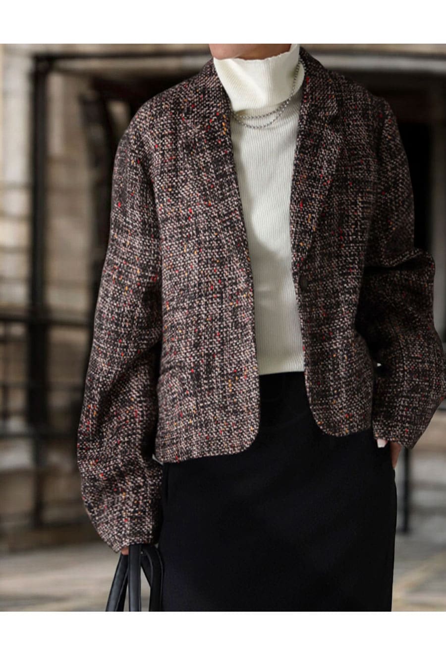 ツイードジャケット コート レディース トップス 送料無料・メール便