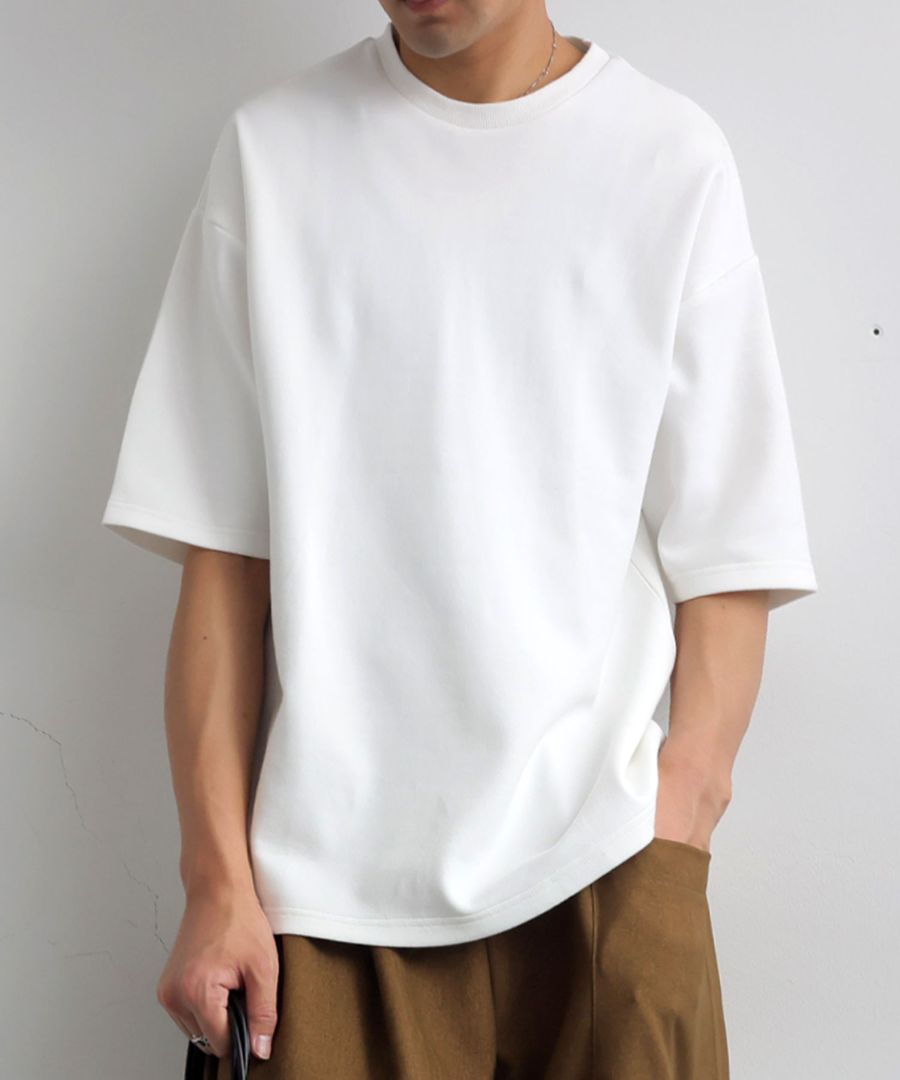 ポンチ半袖Tシャツ Tシャツ メンズ トップス カットソー・(500)メール