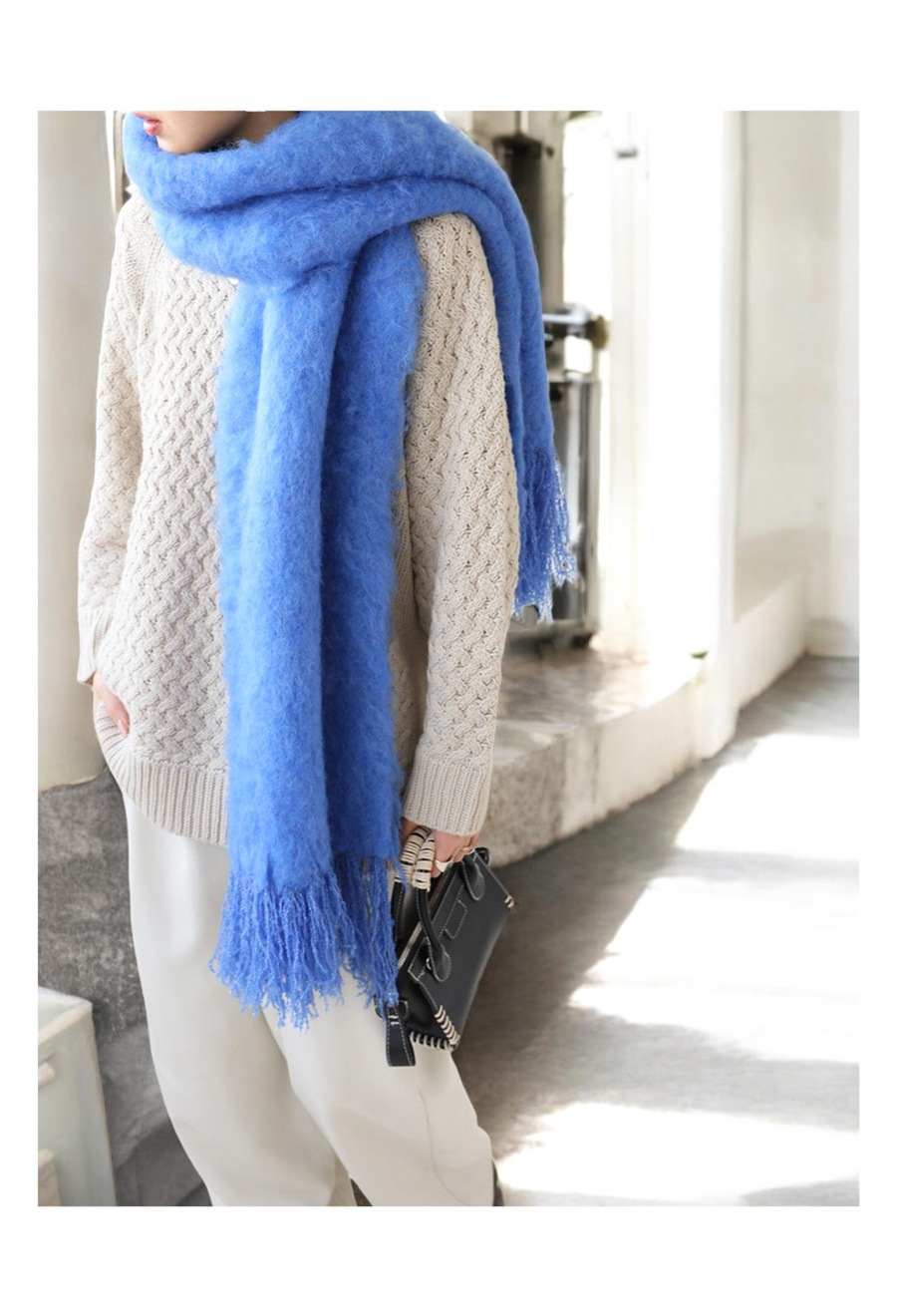 フリンジマフラー マフラー レディース ストール 送料無料・メール便