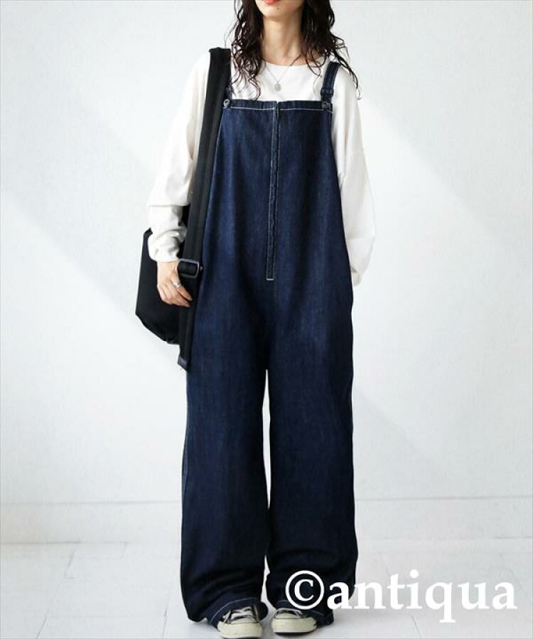 デニムサロペット サロペット レディース デニム 送料無料・再入荷