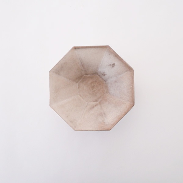 瀬川辰馬 硫化銀彩八角鉢 modelB 16.5×16.5cm