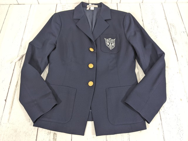 T2374 兵庫県 甲南女子大学 スーツ ブレザー+スカート/yt4598【1ECKV