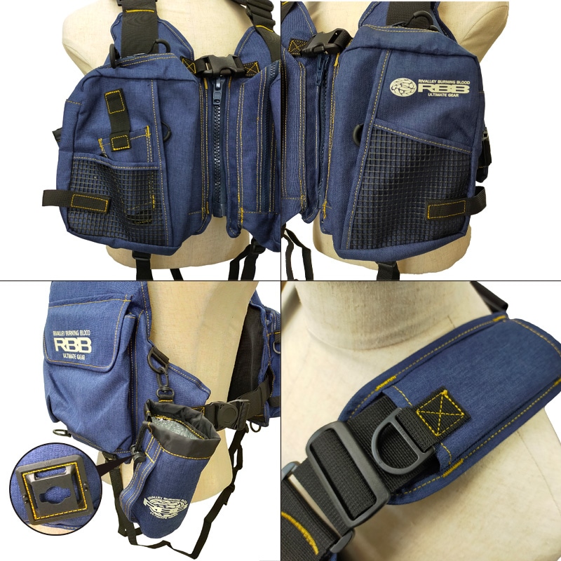 ライフジャケット ベストタイプ RBB コンパクトゲームベスト 7610