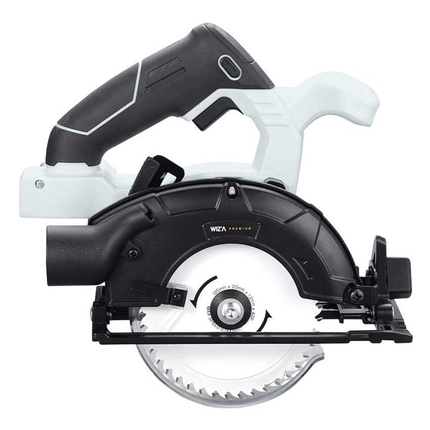 送料無料】ウイザ WIZA 18V 充電式丸鋸125mm WZ-18CS 本体のみ アーク