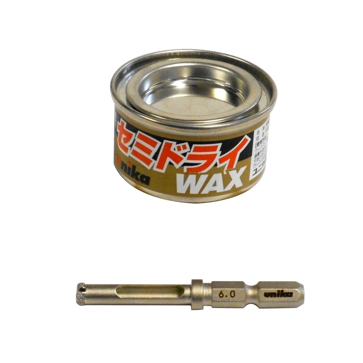 送料無料】ユニカ 充電ダイヤコアドリル セミドライ 12.0mm DJW 12.0