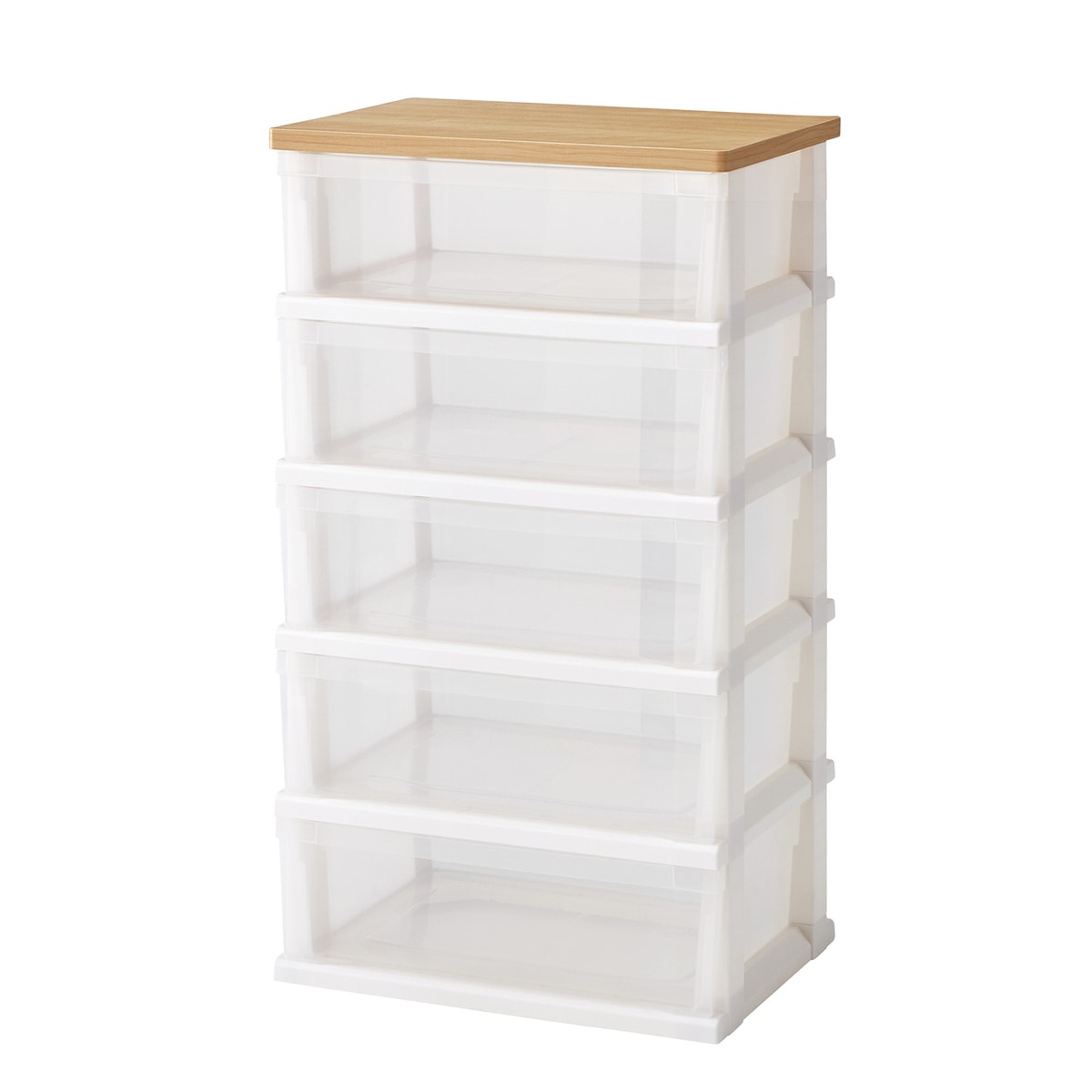 送料無料】天馬 組立式木製天板ストッカー 4段キャスター付 | 収納