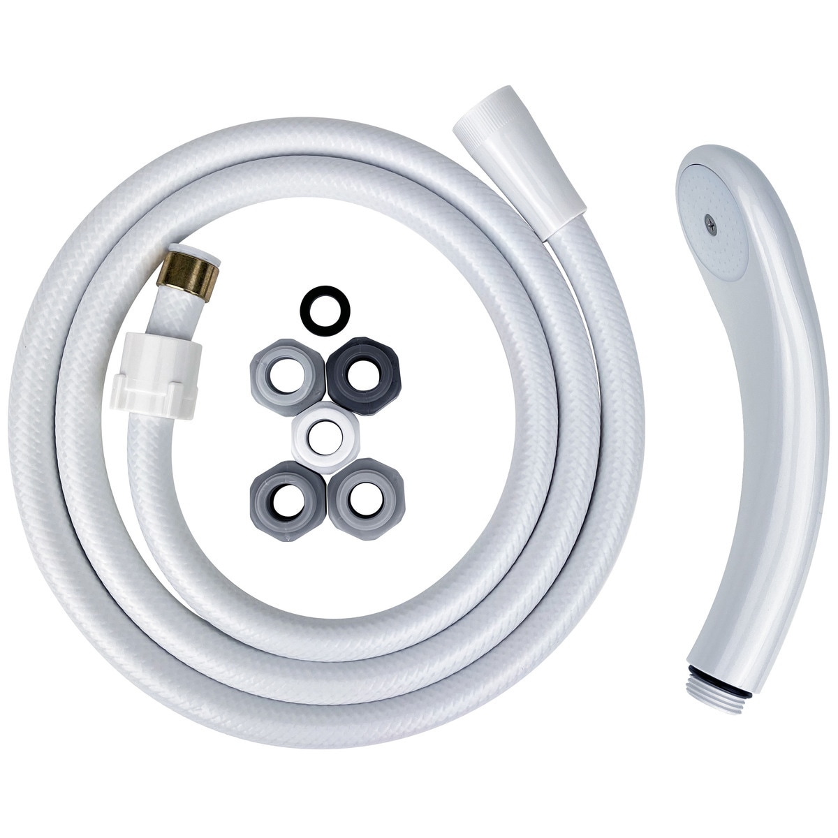 節水用シャワーヘッドセット 約1.6m ホワイト アークランズ | 水廻り