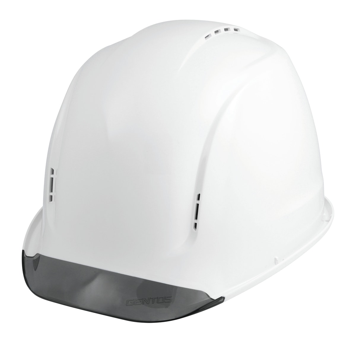 ジェントス GRIT ヘッドライト一体化可能ヘルメット 成型内装タイプ 白