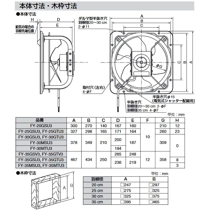 送料無料】パナソニック 有圧換気扇 低騒音形 FY-25GSU3 | 家電・照明