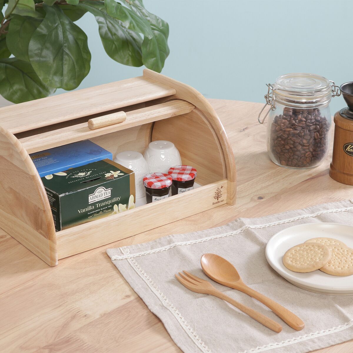 送料無料】欠品中 次回4月下旬予定 不二貿易 木製ブレッドケース