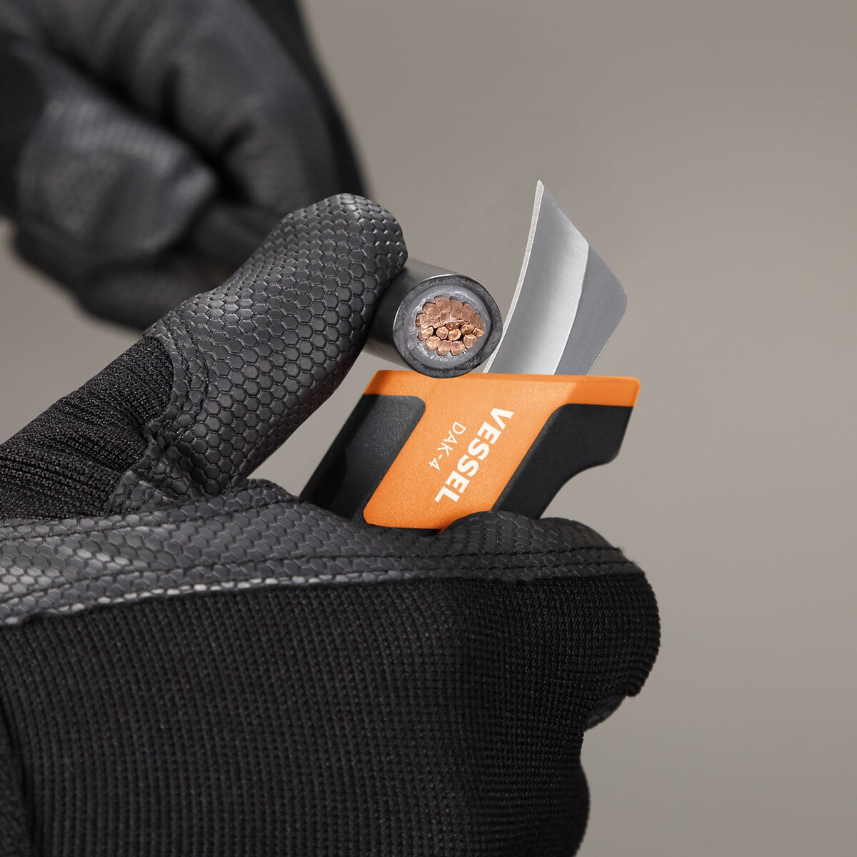 ベッセル VESSEL 電工アジャストナイフ 鎌形刃 DAK-4 | 工具,作業工具