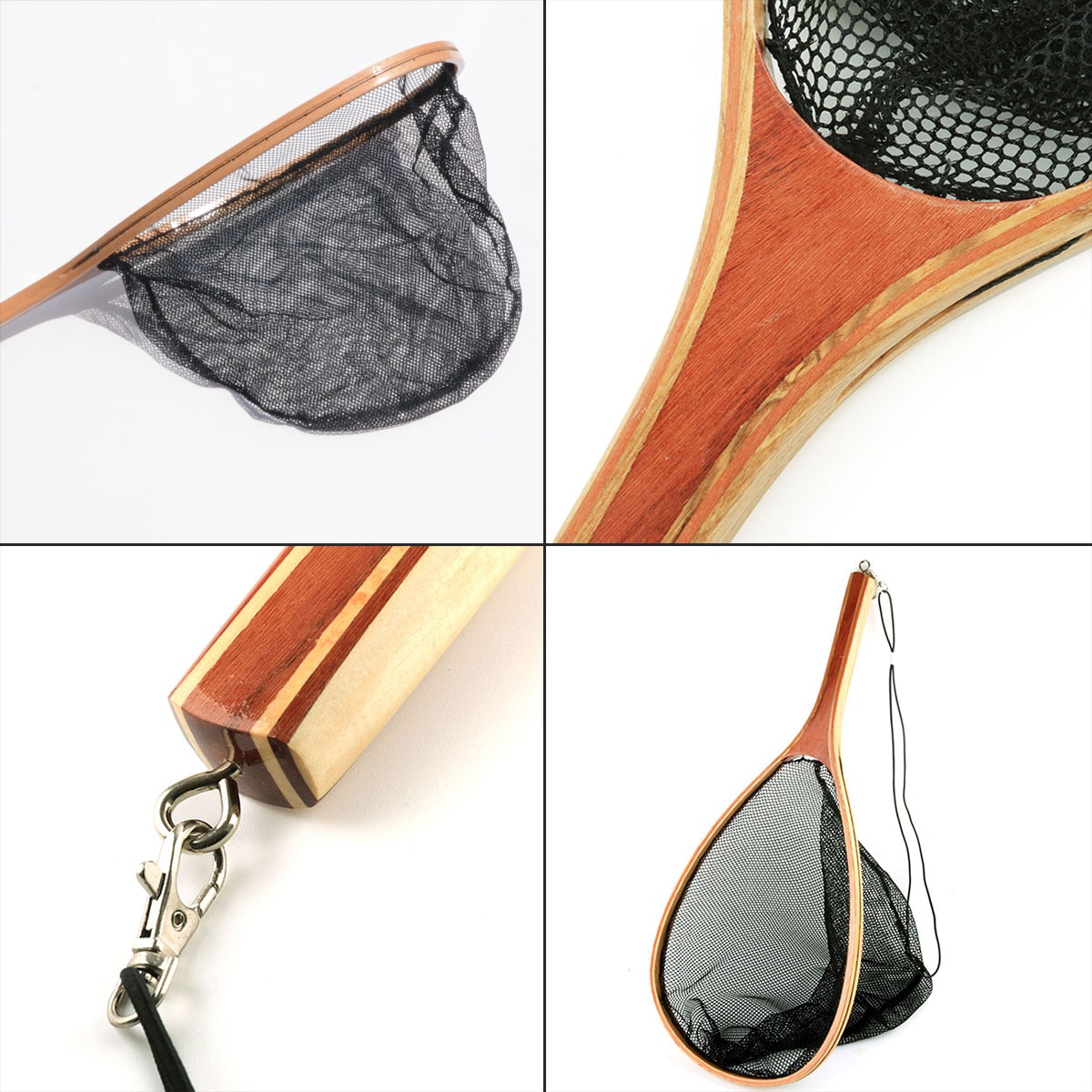 ランディングネット おすすめ 木製 木目 ラバー 渓流 トラウト エリア