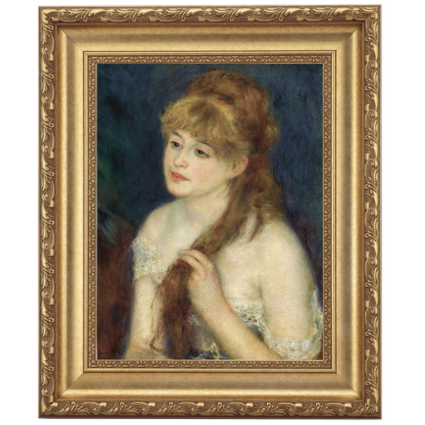 春の花』 ルノワール 4号 立体複製名画 額装付 【ポイント5％還元中