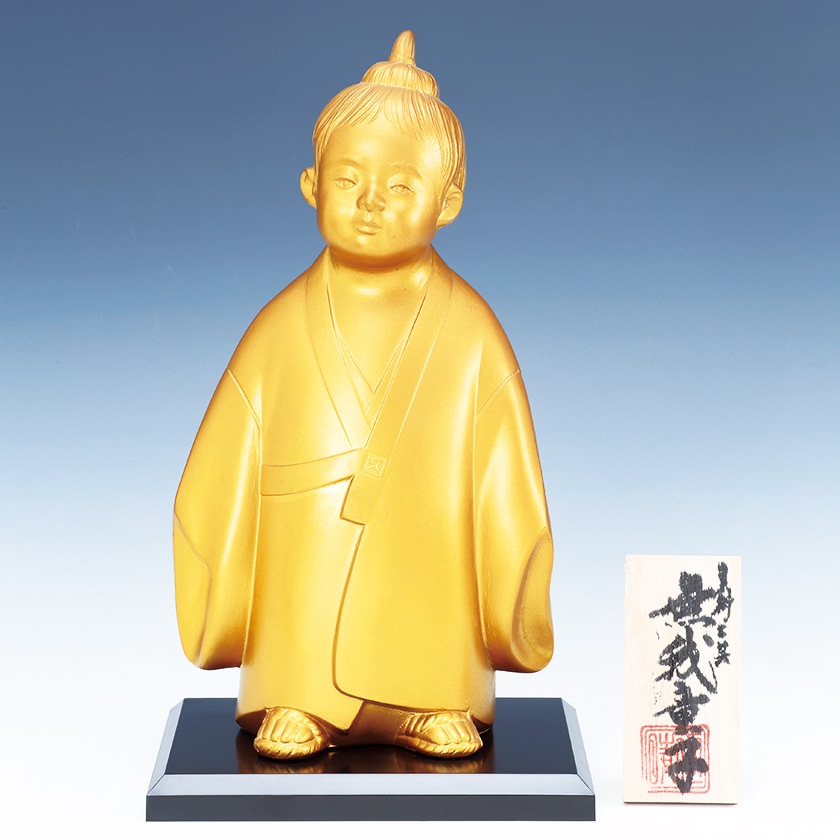 高岡銅器 「無我童子」 米 治 一【ポイント5％還元中】 | 彫刻・美術