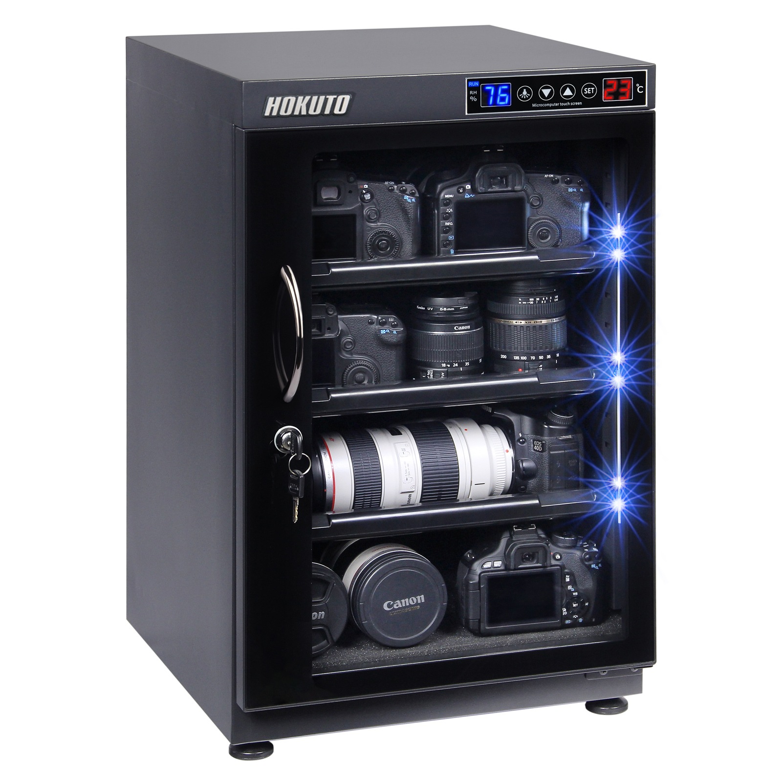 HOKUTO防湿庫・ドライボックス HP-88EX HPシリーズ88L 5年保証送料無料