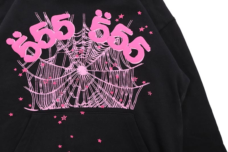 SP5DER ANGEL NUMBER 555 HOODIE (BLACK) | Brand,S-Z,SP5DER