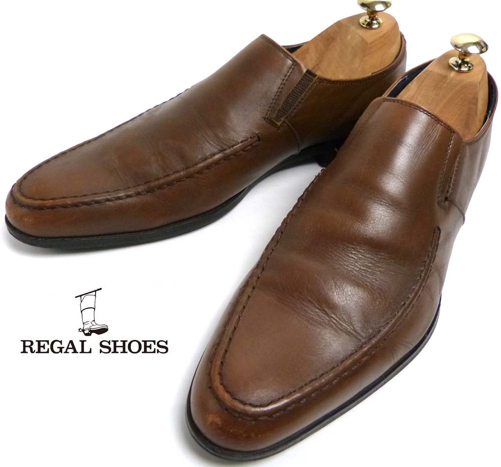 REGAL worth collection リーガル V108 レザースリッポン / ローファー