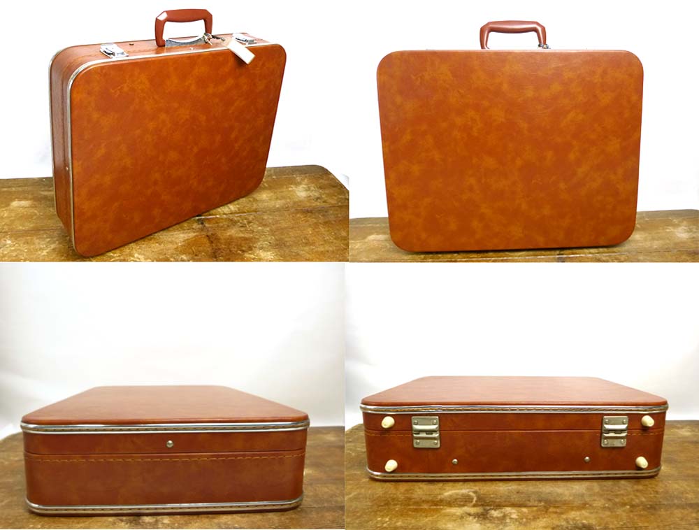 古道具 ヴィンテージ トランク / スーツケース 昭和レトロ(鍵付き