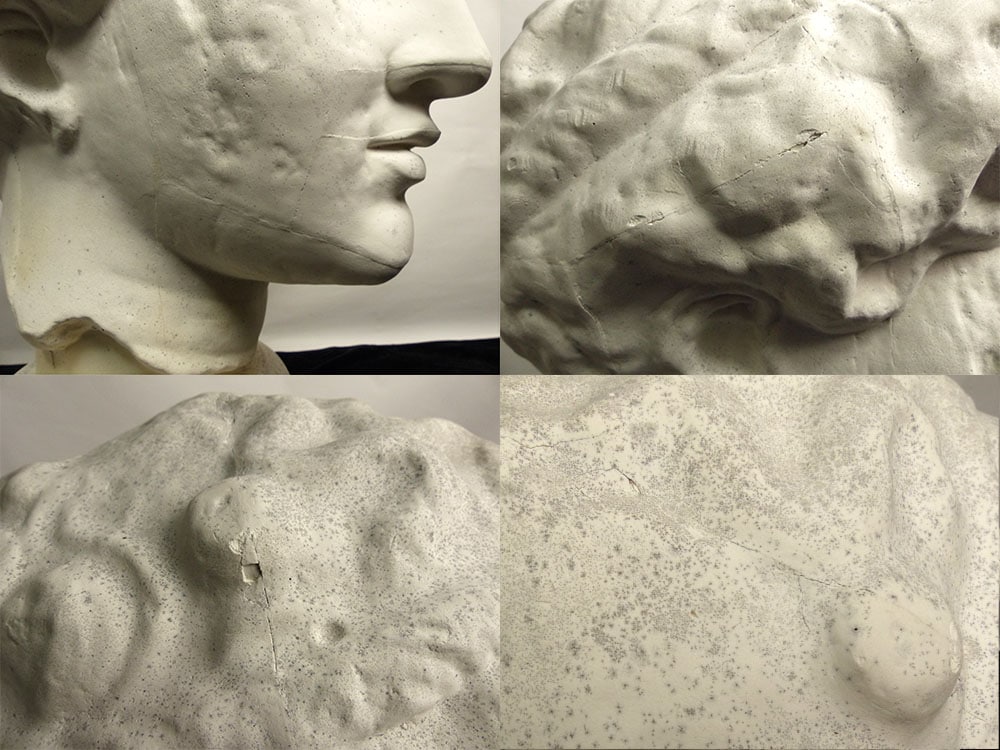 石膏像 / パルテノン首像 / ラボルトの東部 / 虹の神イリス /デッサン