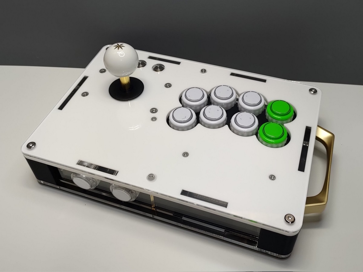 2024年9月小改良]くろまき工房 24mmボタン型 標準ジョイスティック