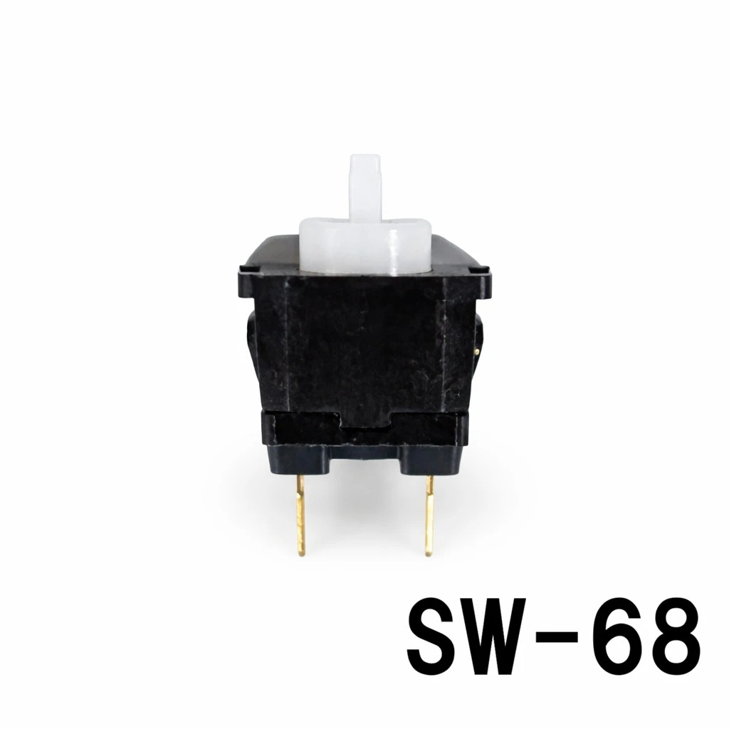 メタリック&メタリック枠クリアホワイト】三和電子 ハメ込み式押し