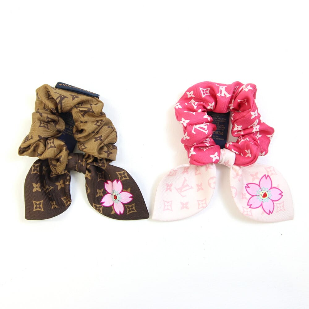 Louis Vuitton シルク花柄シュシュ ヘアゴム Supsale｜スーパーコピー