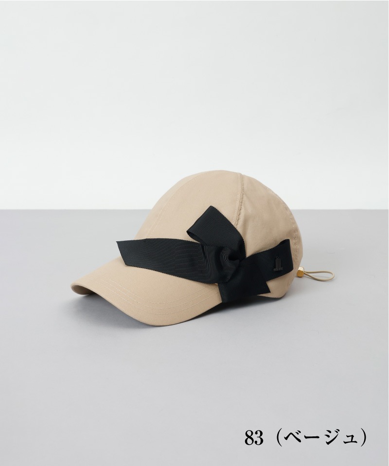 LANVIN en Bleu （ランバン オン ブルー）】リボンモチーフキャップALL