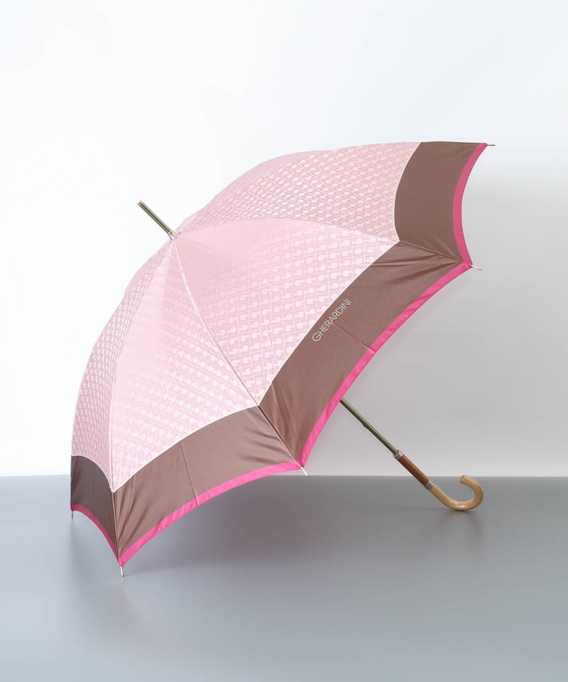 GHERARDINI（ゲラルディーニ）】 モノグラムジャカード雨傘（長傘）ALL