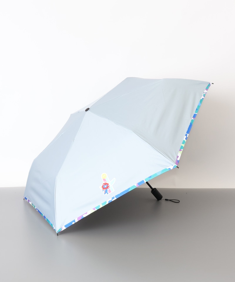 EXPO2025ミャクミャク+ワールド晴雨兼用傘（自動開閉折りたたみ傘