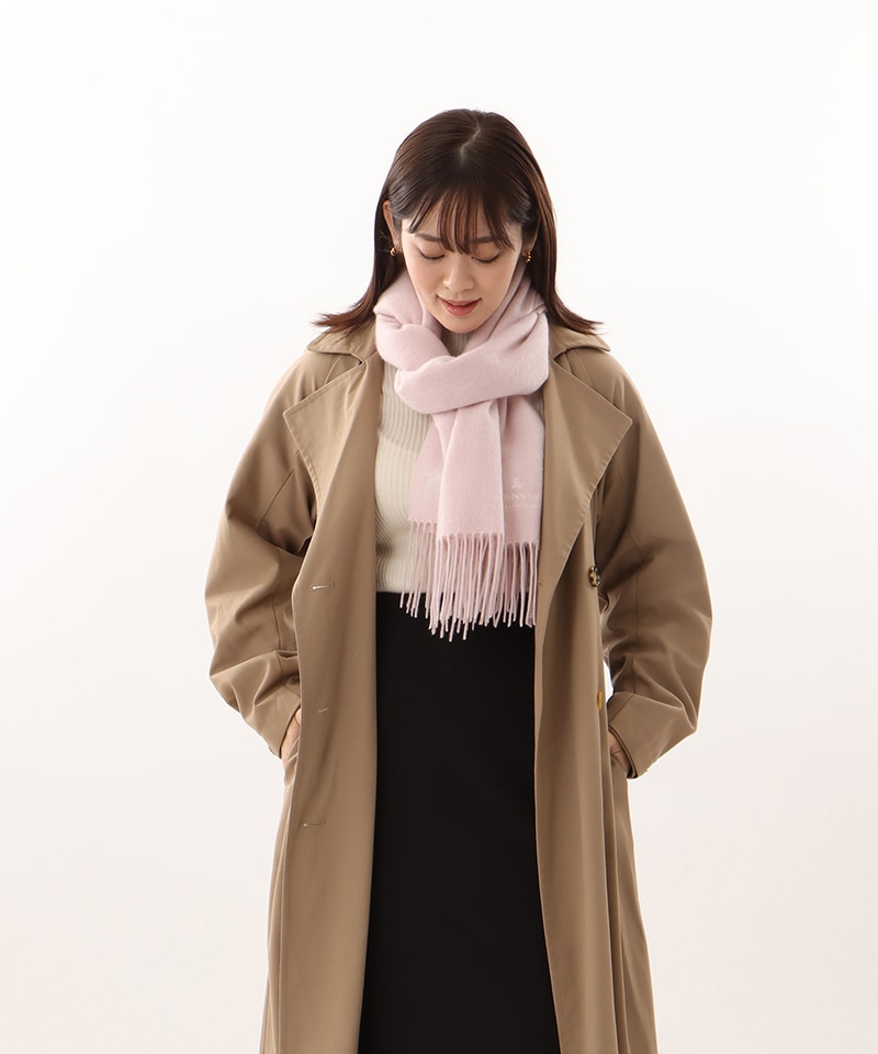 LANVIN COLLECTION（ランバン コレクション） 】 カシミヤ 無地セミ