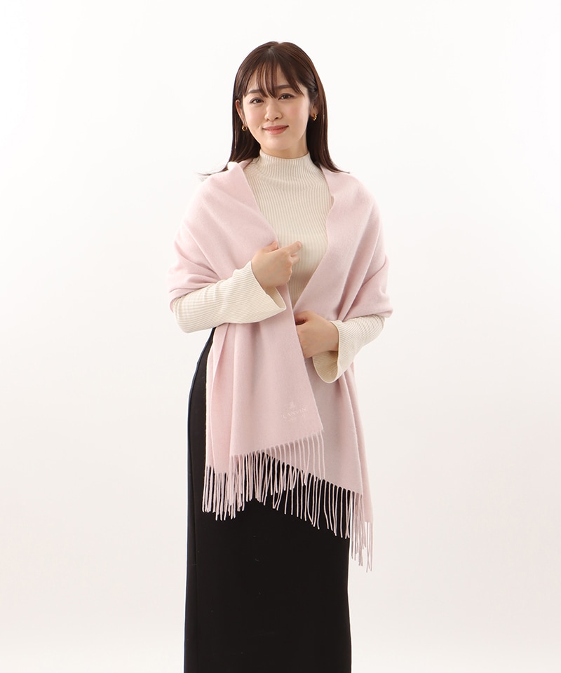 LANVIN COLLECTION（ランバン コレクション） 】 カシミヤ 無地セミ