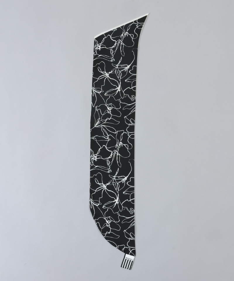 Beaurance （ビューランス） 】 シルクツイル剣先スカーフ（WASH