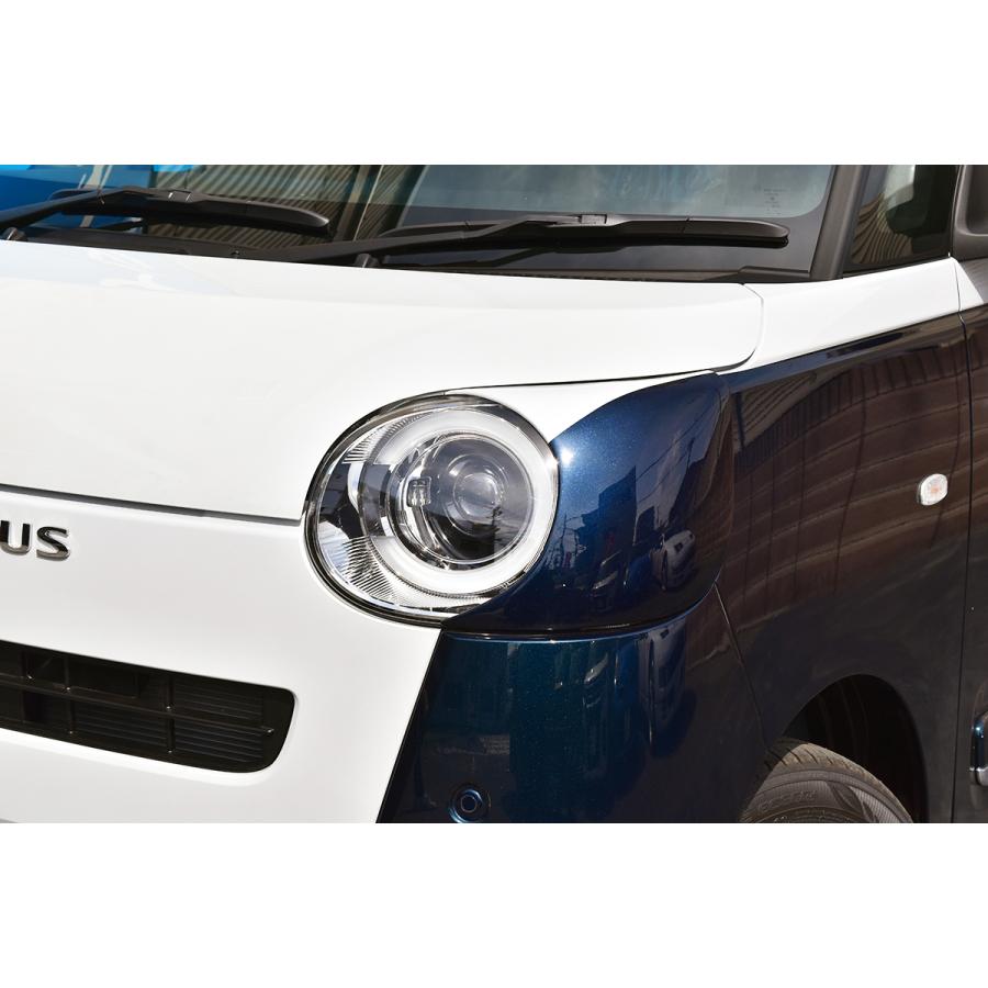 ムーブキャンバス（LA850S/LA860S）用】ヘッドライトカバー アイライン