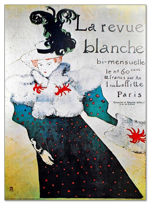 特別額装品/ポスター/ラ・ルヴュ・ブランシュ（アンリ ド トゥールーズ