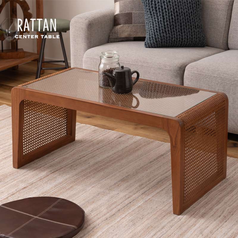 ラタン センターテーブル｜B-COMPANY公式オンラインショップ