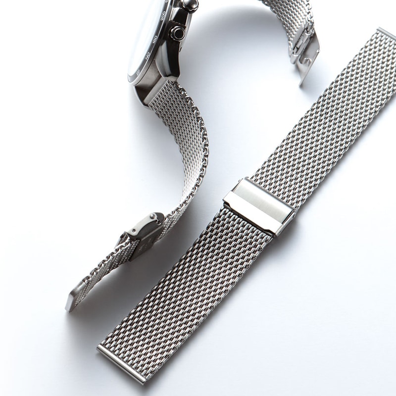 時計バンド ステンレススチール シルバー BSNE1213S | 時計バンド