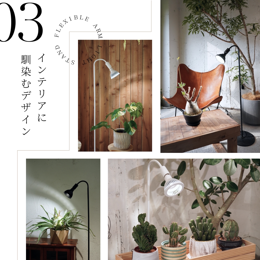 植物育成ライト専門店BARREL｜【フレキシブルアームライトスタンド