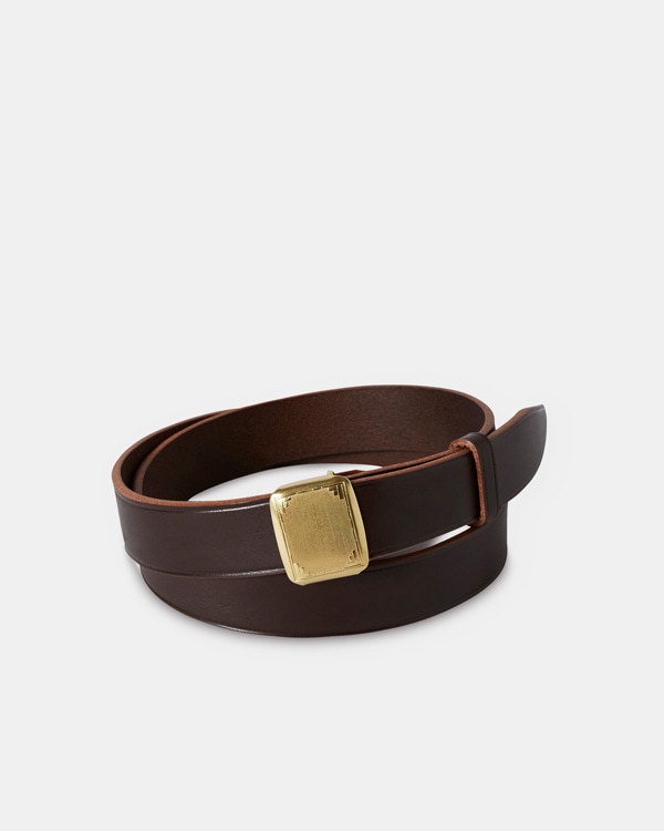 PHIGVEL フィグベル｜LEATHER HICKOK BELT ヒコック ベルト【D.BROWN