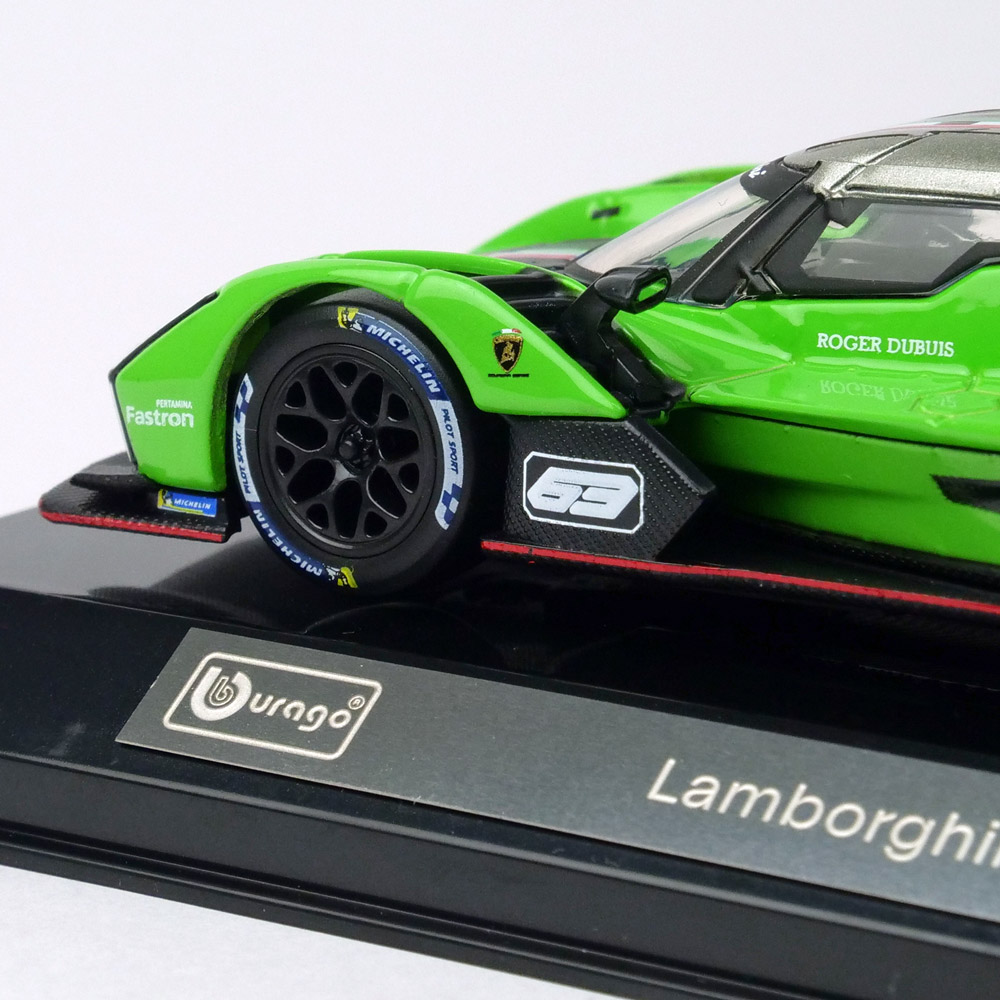 BBURAGO 1/43スケール ランボルギーニ SC63 2023 (LMDh) グリーン