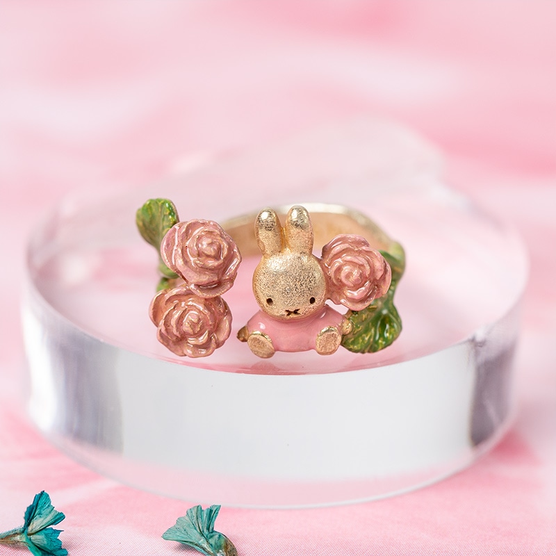 Flower Miffy パルナートポックコラボ フラワーリング バラ（ボックス