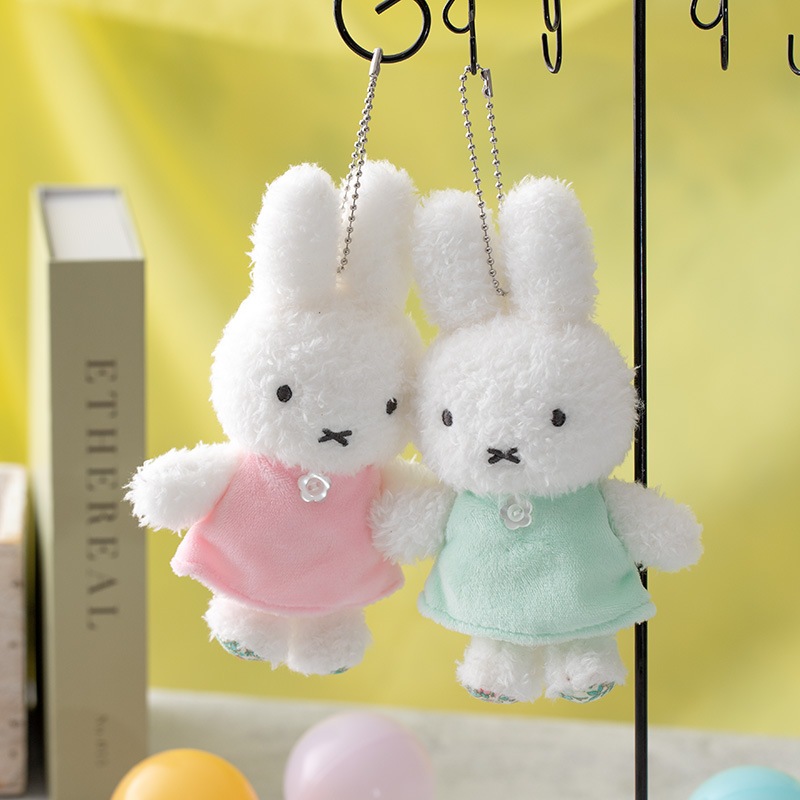 Flowermiffy ほわほわマスコットキーチェーン コスモスピンク アート