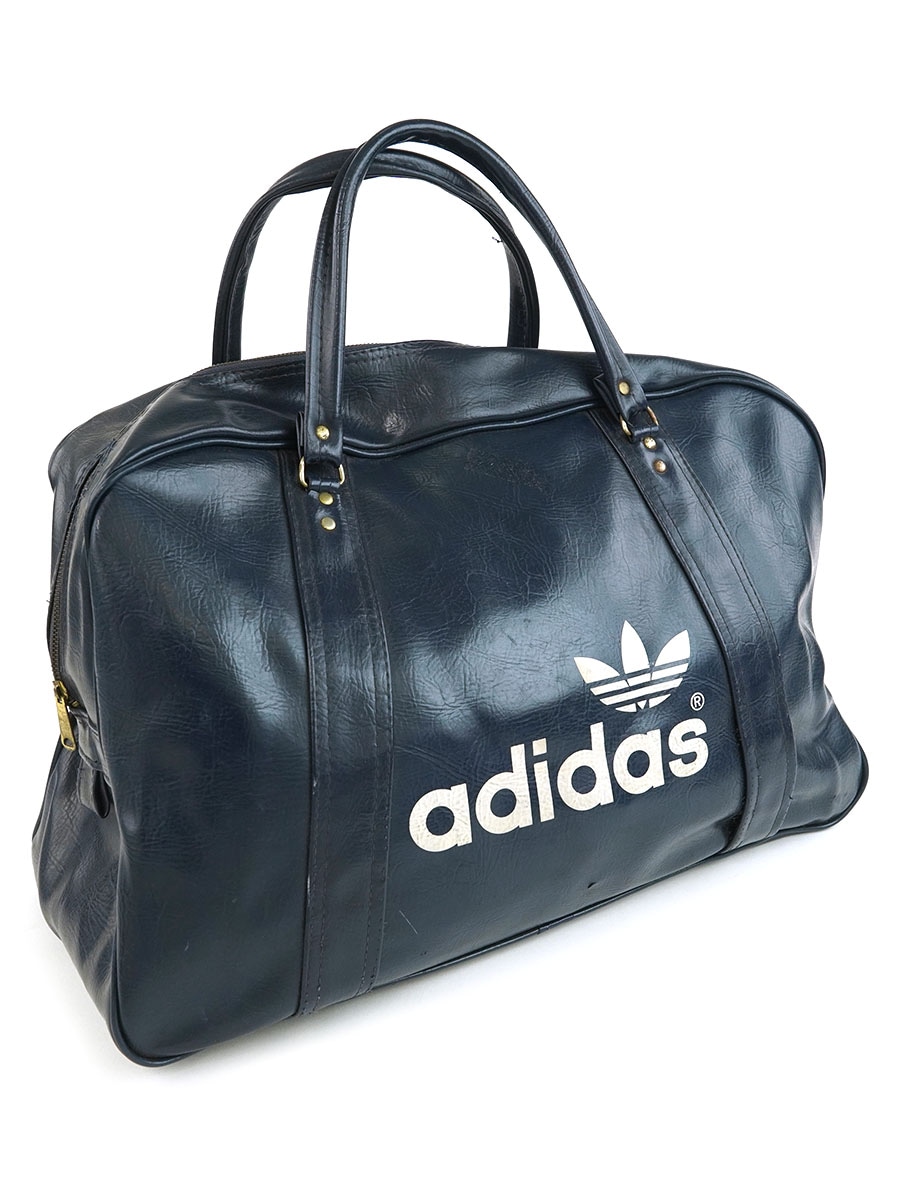 70's adidas エナメル ボストンバッグ ネイビー | SOLD OUT
