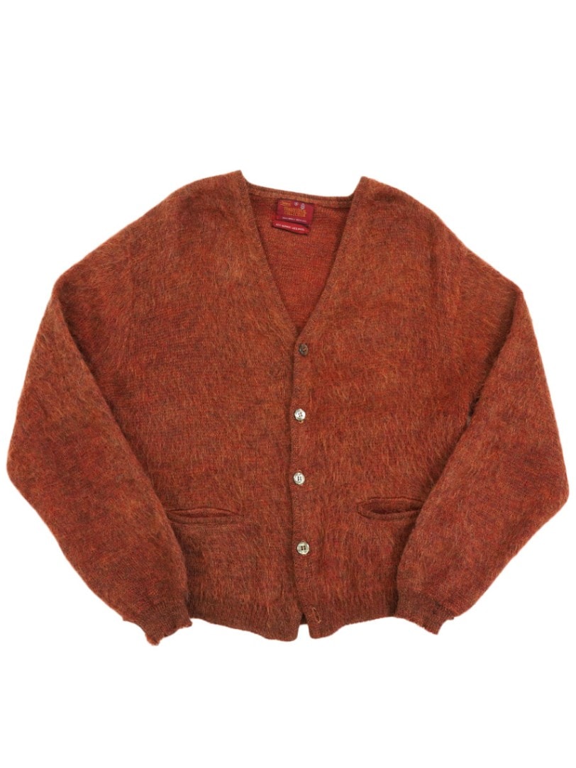 60's Sears TRADITIONAL COLLECTION モヘア ニットカーディガン 表記(S