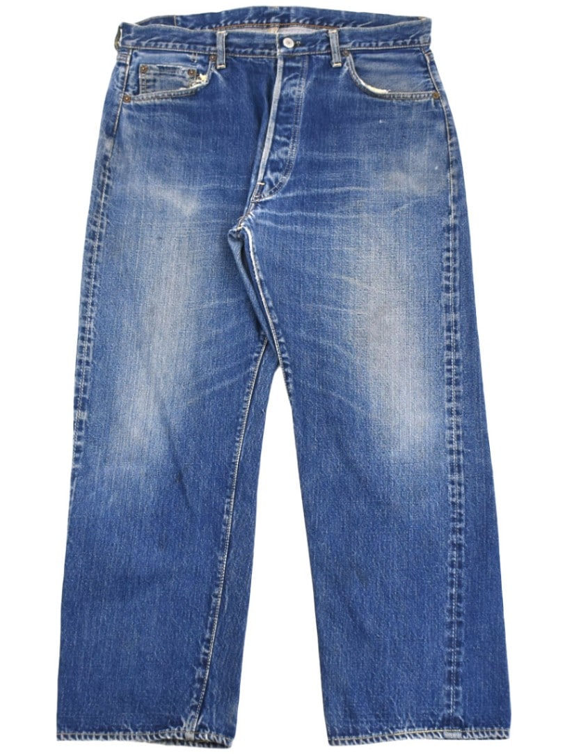 60's Levi's 501 BIG-E ウエストシングル デニムパンツ 良色落ち 実寸