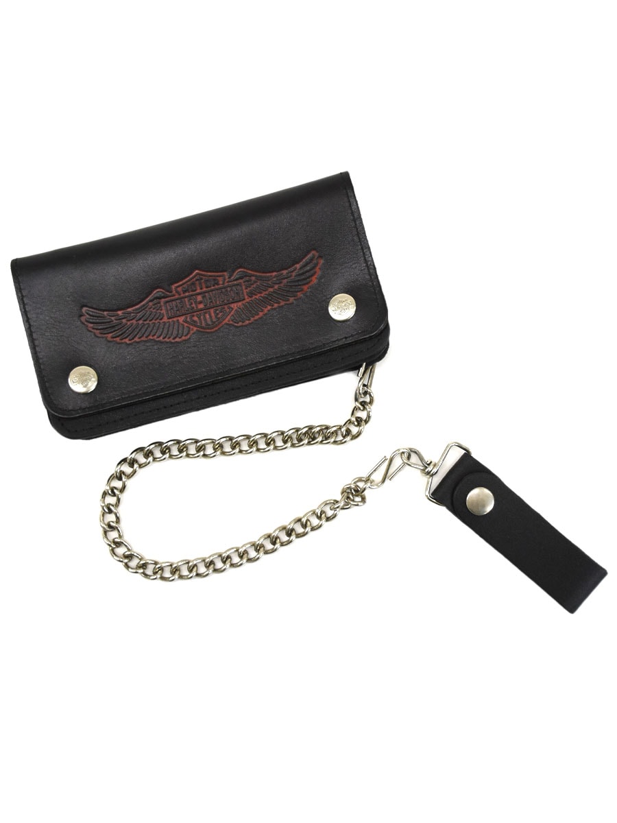 80's HARLEY-DAVIDSON ウォレット ブラック チェーン付き DEAD | SOLD