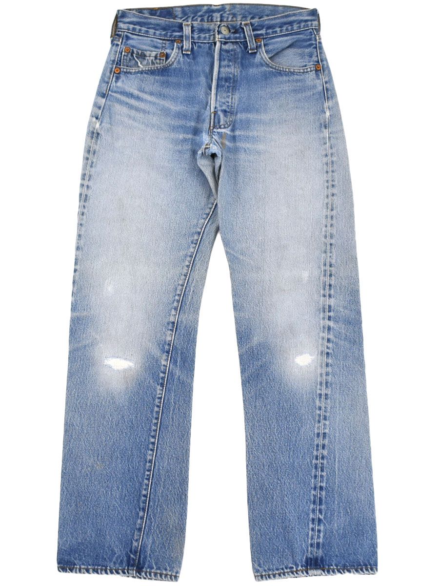 80's Levi's 501 赤耳 デニムパンツ 味ありリペア 良色落ち 表記(29x32