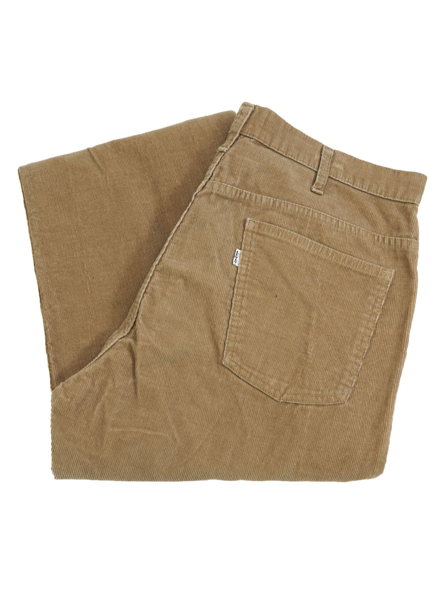 70's Levi's 646 BIG-E コーデュロイパンツ ライトブラウン 実寸(38x31