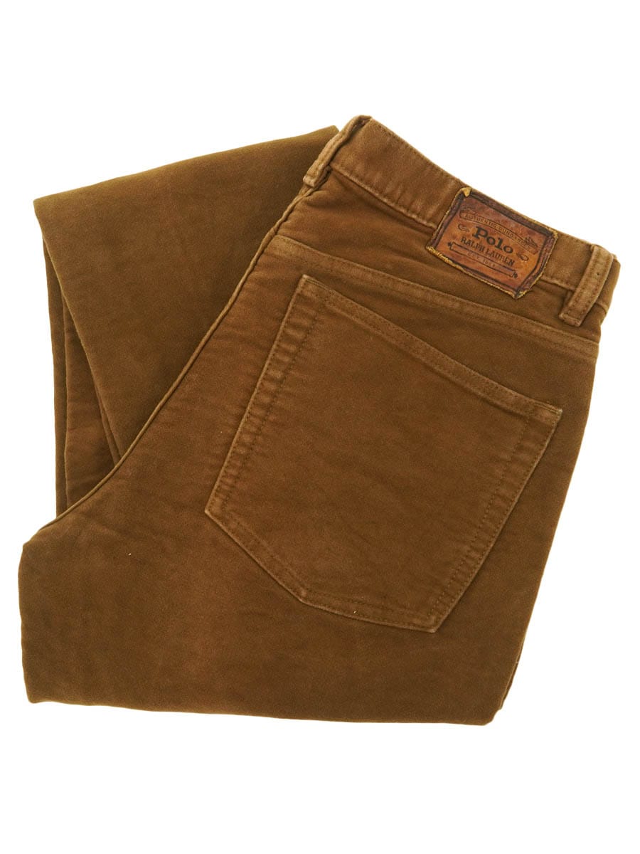 ラルフローレン モールスキンパンツ ブラウン 表記(33x30) | すべての
