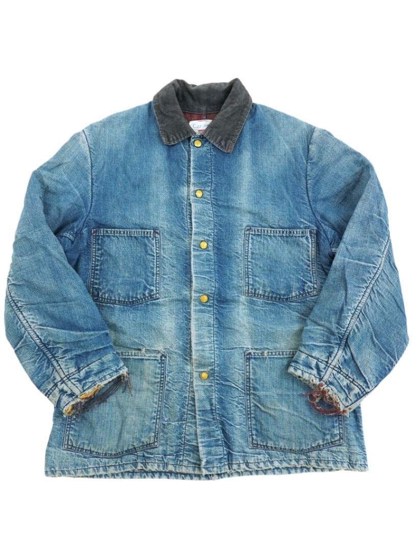 70's Carter's 襟コーズ デニムカバーオール 良色落ち 実寸(46位